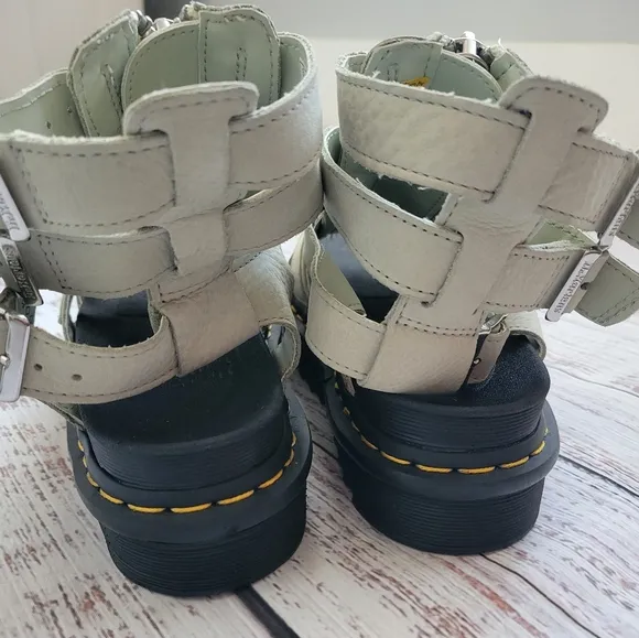 Dr Martens Olson Platform Gladiator Sandal NEW Smoked Mint Size 8 US 39 EUR Doc
