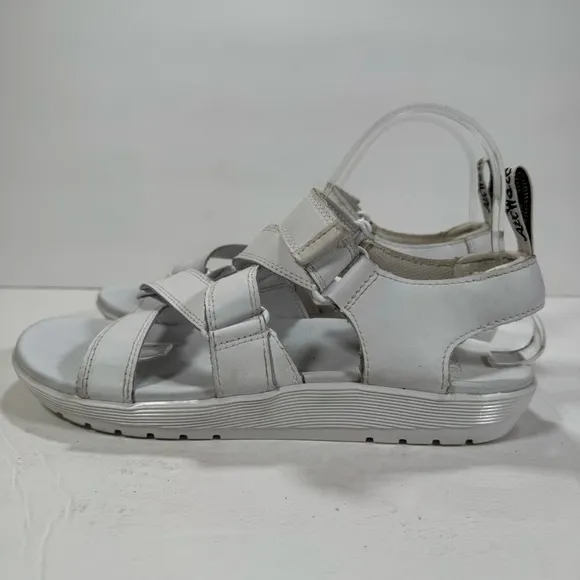 Dr. Martens Redfin White Leather Strappy Sandals Women’s Size 9
