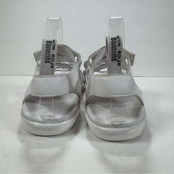 Dr. Martens Redfin White Leather Strappy Sandals Women’s Size 9