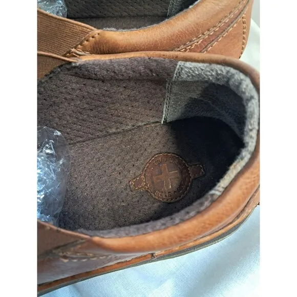 Dr. Marten's Tevin Brown Cognac Slip On Loafers Leather Men's US 14 UK 13