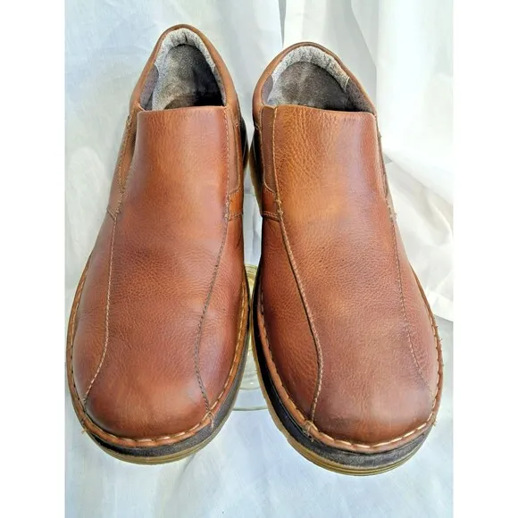 Dr. Marten's Tevin Brown Cognac Slip On Loafers Leather Men's US 14 UK 13
