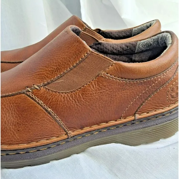 Dr. Marten's Tevin Brown Cognac Slip On Loafers Leather Men's US 14 UK 13