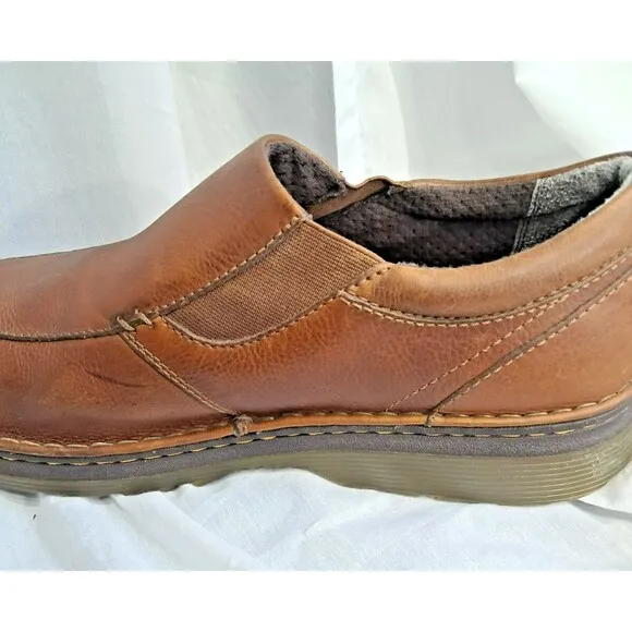Dr. Marten's Tevin Brown Cognac Slip On Loafers Leather Men's US 14 UK 13