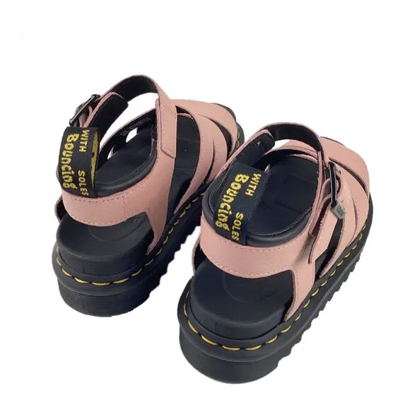 Dr. Martins Hydro Leather Strap Sandals