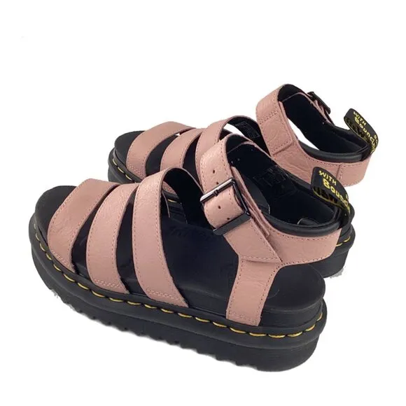 Dr. Martins Hydro Leather Strap Sandals