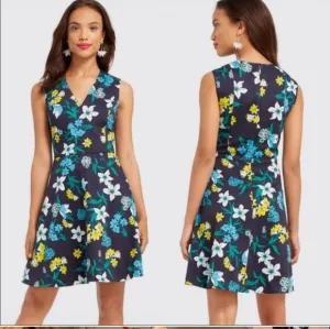 Draper James Elliston Floral Love Circle Dress