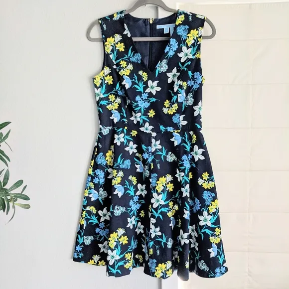 Draper James Elliston Floral Love Circle Dress
