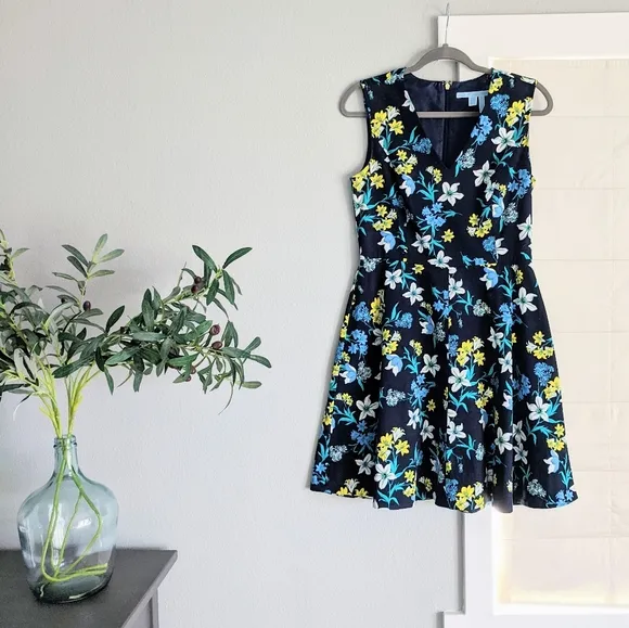 Draper James Elliston Floral Love Circle Dress