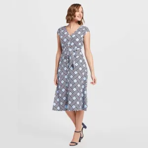 Draper James Lattice shirtdress - blue - size XS