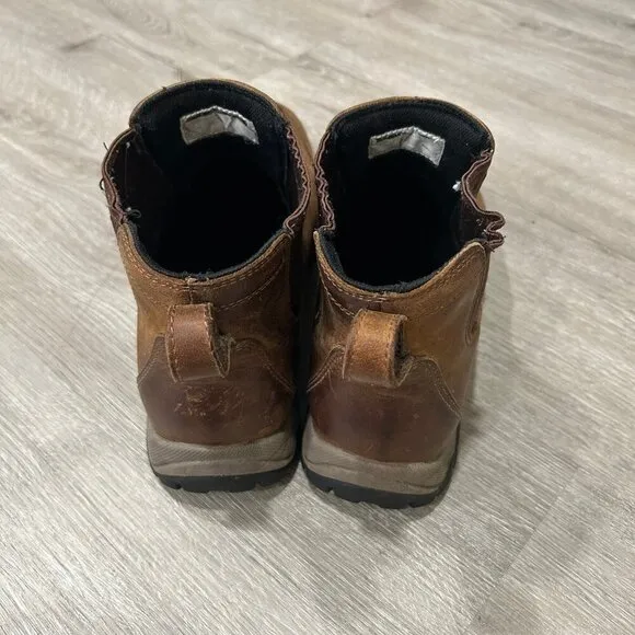 Duluth Trading Co Men’s Wild Boar Pull On Leather Brown Boot Size 9