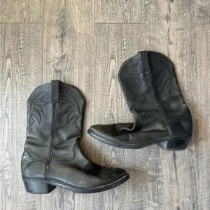 Durango Oiled Black Leather Boots