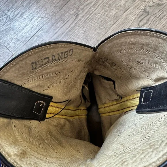 Durango Oiled Black Leather Boots