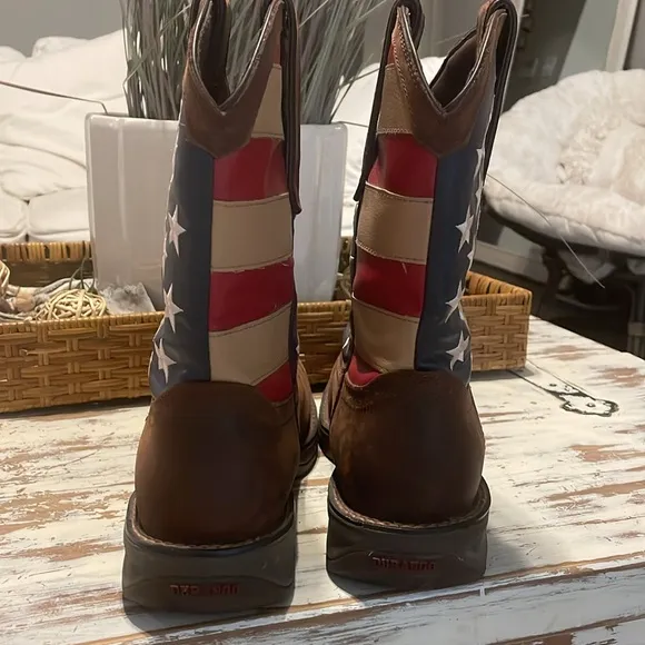 Durango Rebel 🇺🇸 Patriotic Pull on Western American Flag Cowboy Boots Si…