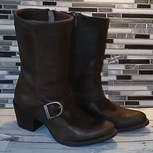 Durango womans pull on side zipper cowboy boots 👢