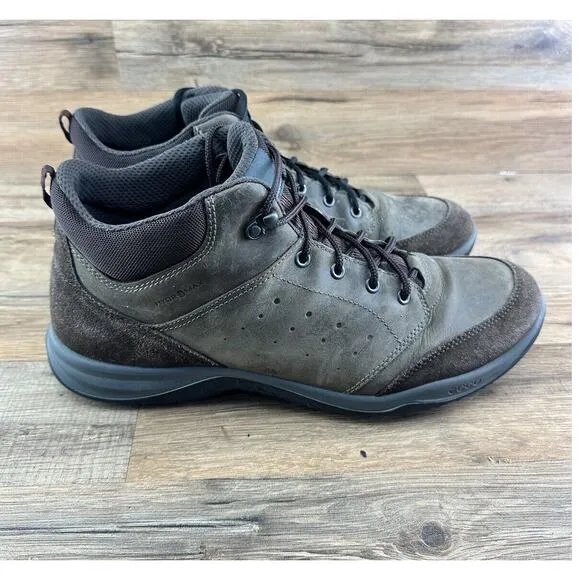 ECCO EXOHIKE HIKER BOOT HYDROMAX YAK LEATHER WATERPROOF US 12-12.5 /EU 4…