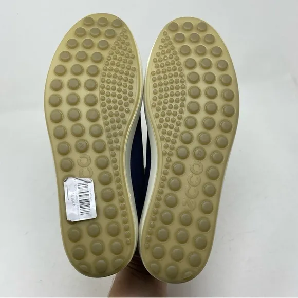 ECCO Womens Soft 7 Side Zip night sky sneakers 430853 02303
