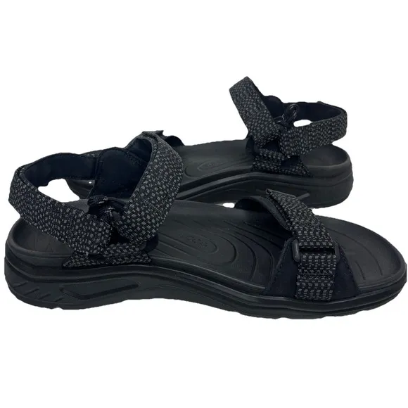 Ecco X Trinsic NWOB Black Adjustable Open Toe Water Sandals Mens 45 US 11-11.5