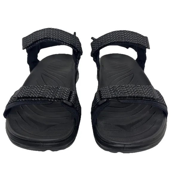 Ecco X Trinsic NWOB Black Adjustable Open Toe Water Sandals Mens 45 US 11-11.5