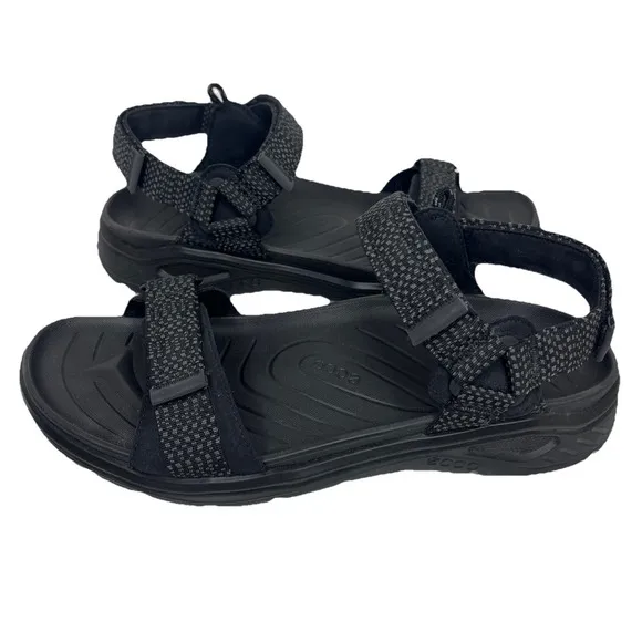 Ecco X Trinsic NWOB Black Adjustable Open Toe Water Sandals Mens 45 US 11-11.5