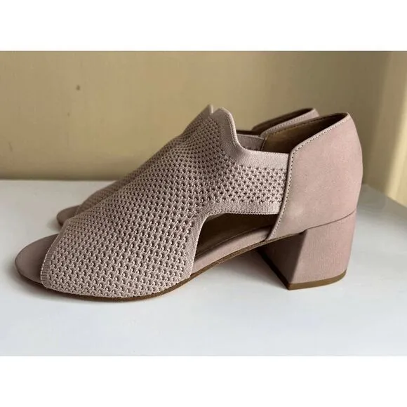 Eileen Fisher Ferris Knit Heeled Sandal Womens Size 9