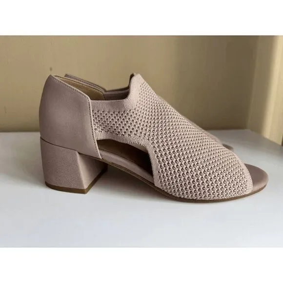 Eileen Fisher Ferris Knit Heeled Sandal Womens Size 9