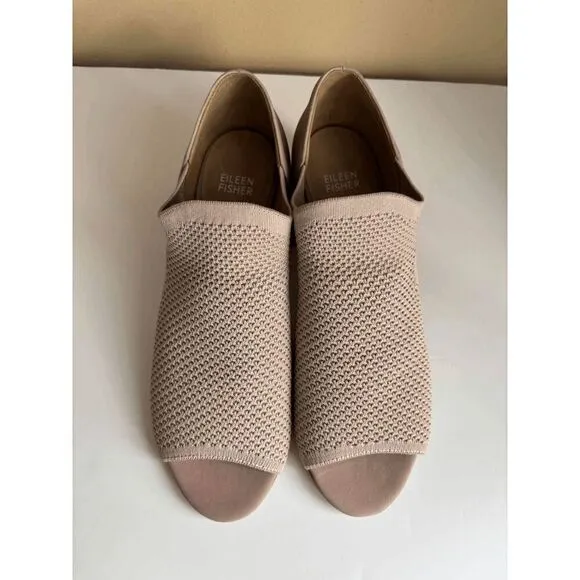 Eileen Fisher Ferris Knit Heeled Sandal Womens Size 9