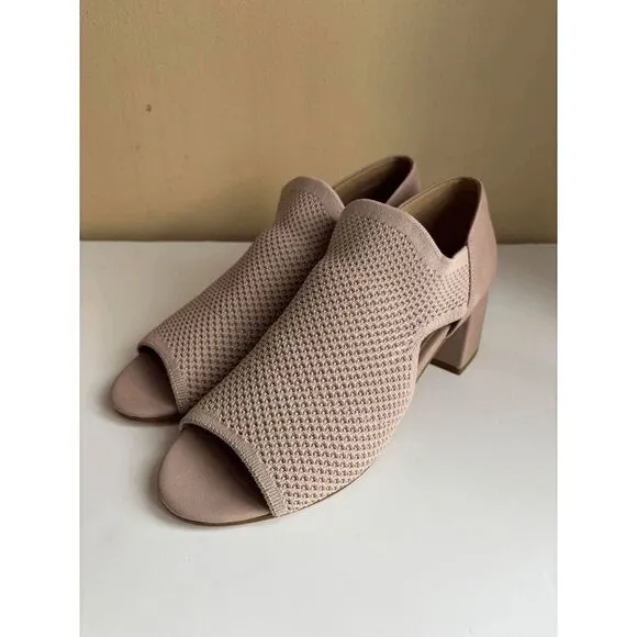 Eileen Fisher Ferris Knit Heeled Sandal Womens Size 9