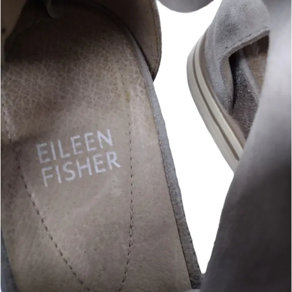 Eileen Fisher Leather Cross Strap Sport Sandals