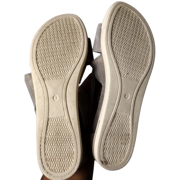 Eileen Fisher Leather Cross Strap Sport Sandals