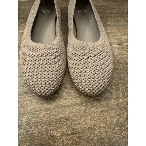 Eileen Fisher Naomi Recycled stretched knit ballet flats new size women's 10
