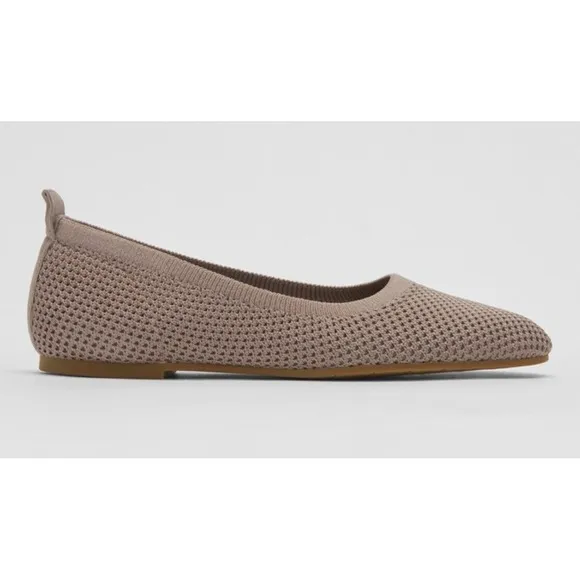 Eileen Fisher Naomi Recycled stretched knit ballet flats new size women's 10
