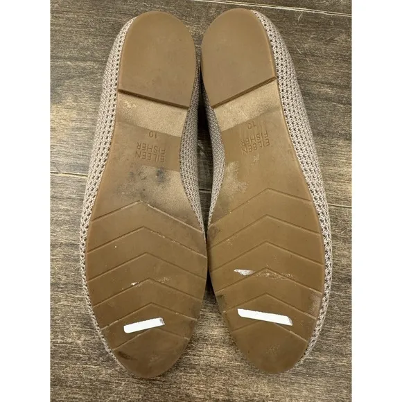 Eileen Fisher Naomi Recycled stretched knit ballet flats new size women's 10