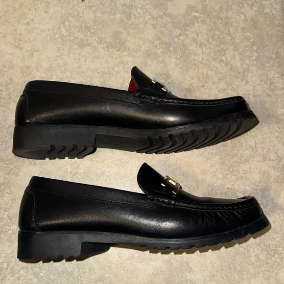 Elegant Black Leather Loafers