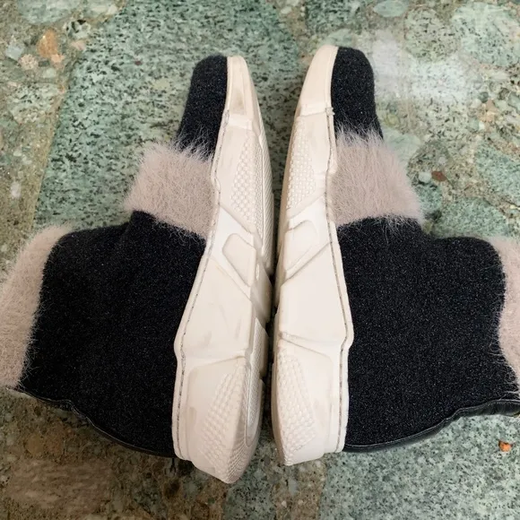 Elisabetta Franchi La Mia Bambina Girls sock knit sneakers EU30 US 12.5