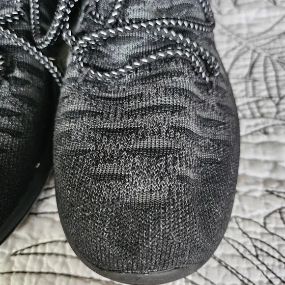 EUC Nike Roshe 2 Hi Flyknit Slouch Leather Boots W Sz 7 All Black Gray