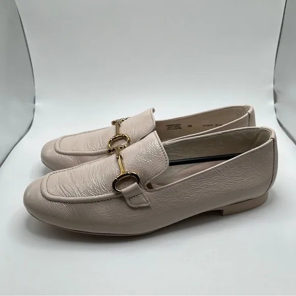 EUC Paul Green Women's Daphne Apron Toe Loafers patent leather size 3.5 US 6 974