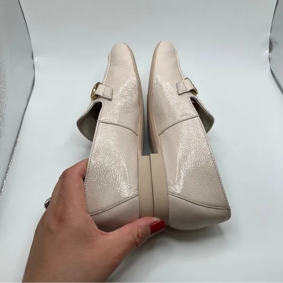 EUC Paul Green Women's Daphne Apron Toe Loafers patent leather size 3.5 US 6 974