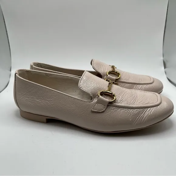 EUC Paul Green Women's Daphne Apron Toe Loafers patent leather size 3.5 US 6 974