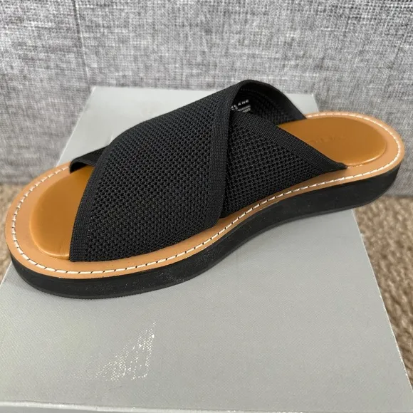 Everlane The ReKnit City Flatform Sandal in Black 6.5 NEW