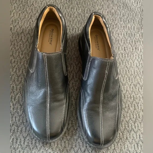 EXCELLENT-Dockers Director Split-Toe ProStyle Slip On Leather Loafers Mens 12M