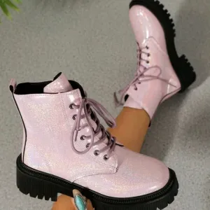 Fashionable Western Style Belted Knight Boots,