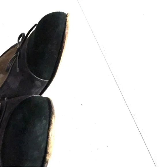 Ferragamo Loafer Ballet Flats 9 AAAA Brown Gray Black Suede Tassel Slip On Italy