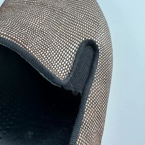 Fitflop superskate flats size 7 38 bronze leather Slip on lizard print loafers