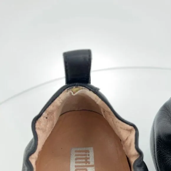Fitflop Women's Allegro Slip On Shoe Size 7 Toning Loafer Ballet Flats Leather