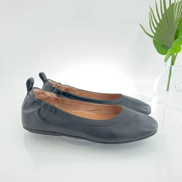 Fitflop Women's Allegro Slip On Shoe Size 7 Toning Loafer Ballet Flats Leather
