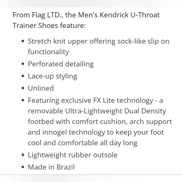 Flag Ltd. Kendrick Men’s Sneakers Size 9 Men's