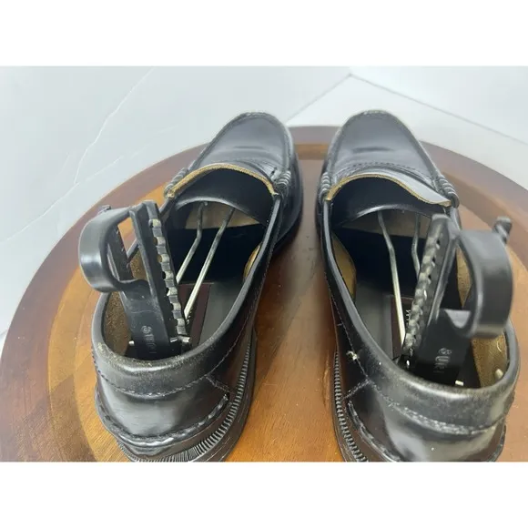 Florsheim Berkley Moc Toe Penny Loafer 17058-01 Black Leather Mens 10 D India