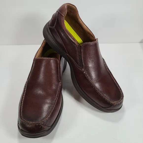 Florsheim Great Lakes Moc Toe Slip On Loafers Brown Leather Men's Size 11.5