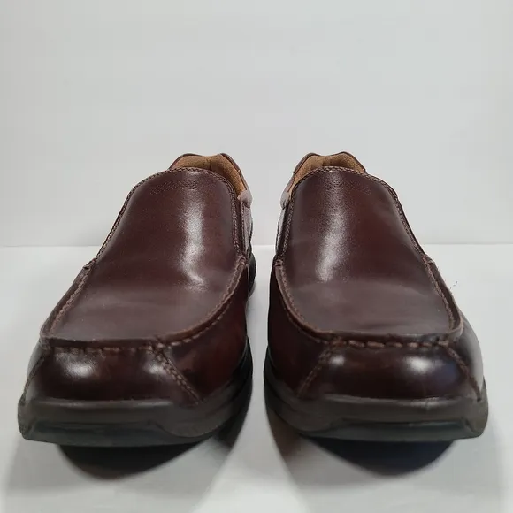 Florsheim Great Lakes Moc Toe Slip On Loafers Brown Leather Men's Size 11.5