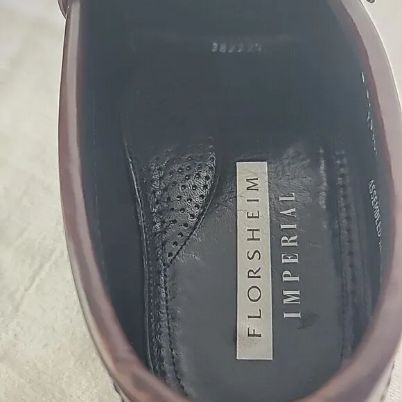 Florsheim Jefferson Penny Loafers Men's Size 8 3B Cordovan Leather #93053